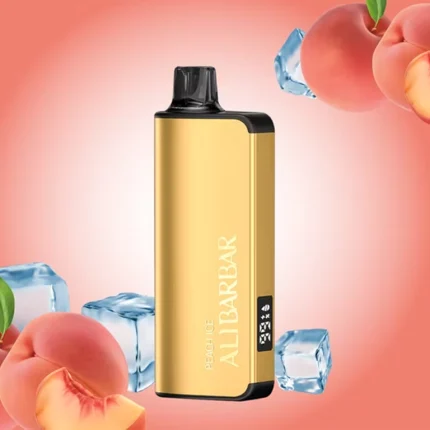 ALIBARBAR INGOT PEACH ICE 9000 PUFFS